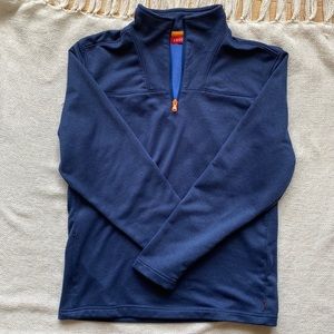 IZOD Men's Navy 3/4 Zip Pullover - Size Small